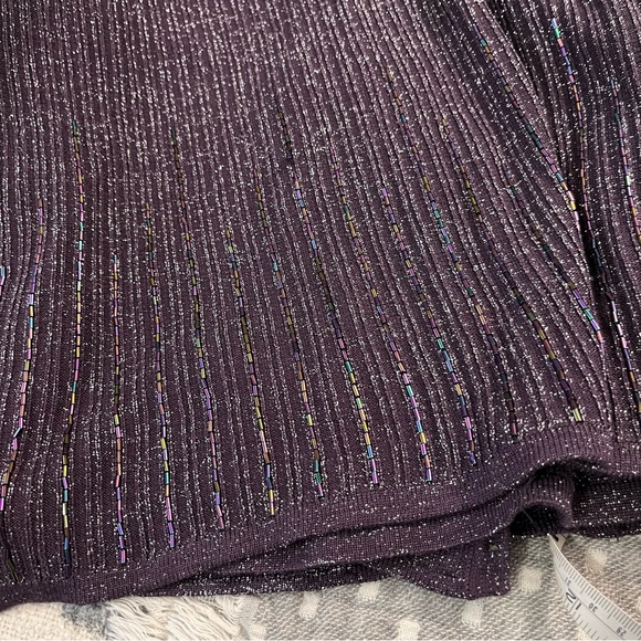 PURPLE METALLIC TWIN SET BY BIANCA NYGÅRD - Picture 9 of 11